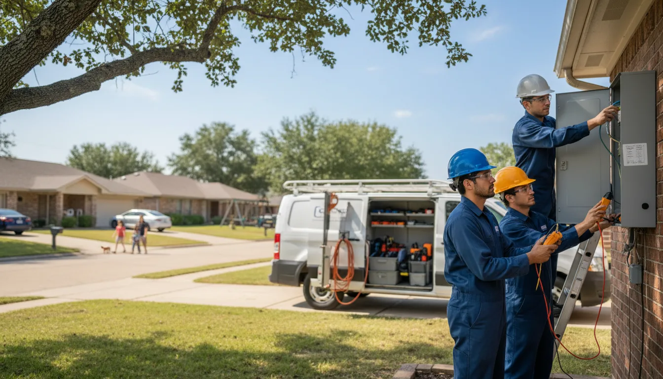 Certified electrician providing emergency electrical services in Opelika, AL
